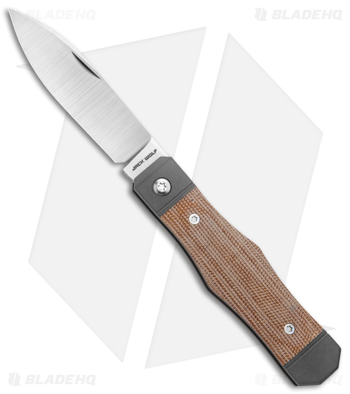 Jack Wolf Knives Vampire Jack Slip Joint Knife Micarta-BHQ