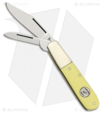 Bear & Son  Barlow Traditional Knife Yellow Delrin (2.625" Satin) C3281