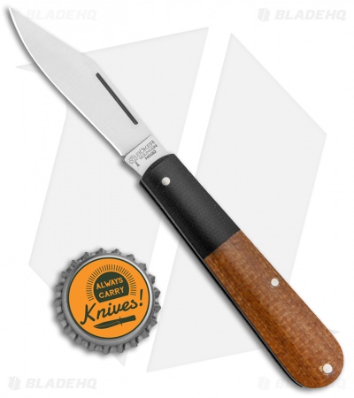 Boker Barlow Integral Pocket Slip Joint Knife Jute Micarta (3.25" Satin)