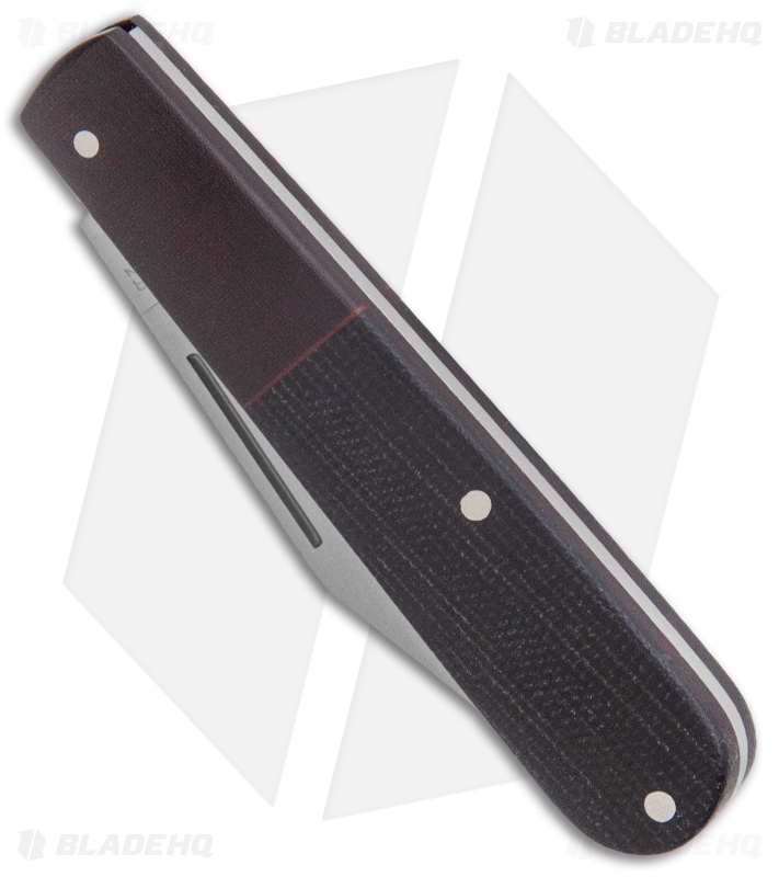 Boker Barlow Integral Pocket Slip Joint Knife Black Canvas Micarta (3.25" Satin)