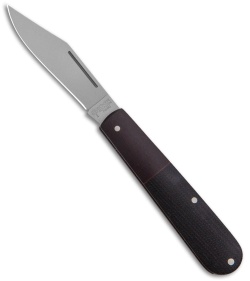 Boker Barlow Integral Pocket Slip Joint Knife Black Canvas Micarta (3.25" Satin)