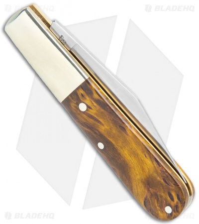 Boker Barlow Pocket Knife Curly Birch Wood (3.3" Satin) 117941
