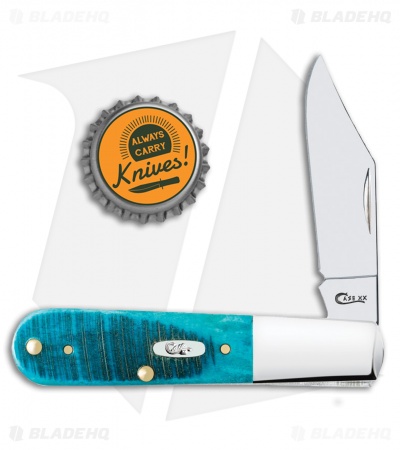 Case Barlow Traditional Pocket Knife - Caribbean Blue Bone