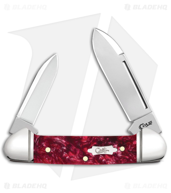 Case Cutlery Baby Butterbean Knife 2.75" Burgundy Polymer 23185