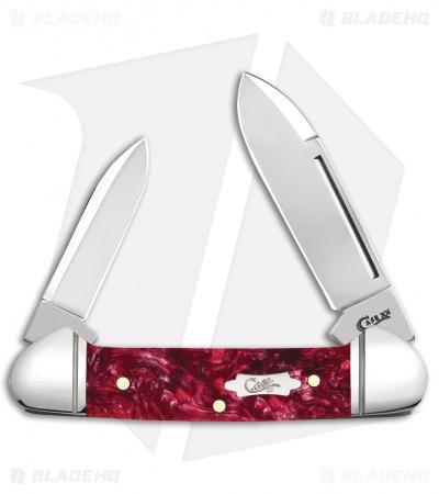 Case Cutlery Baby Butterbean Knife 2.75" Burgundy Polymer 23185