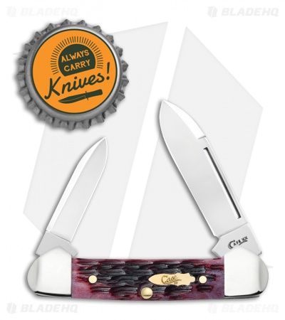 Case Baby Butterbean Pinched Bolsters Crandall Jig  Cabernet Bone  (62132 SS)