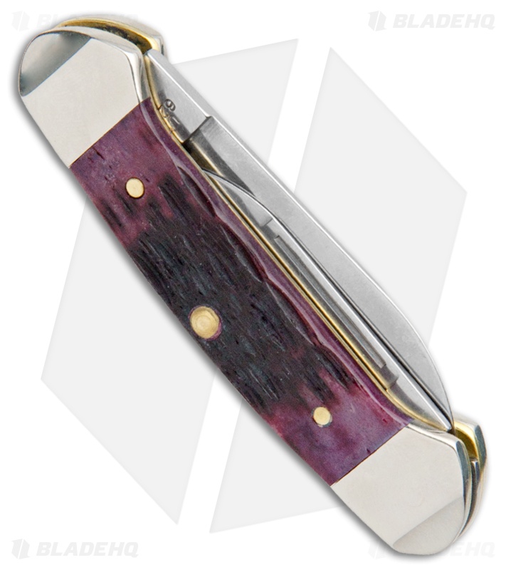 Case Baby Butterbean Pinched Bolsters Crandall Jig  Cabernet Bone  (62132 SS)