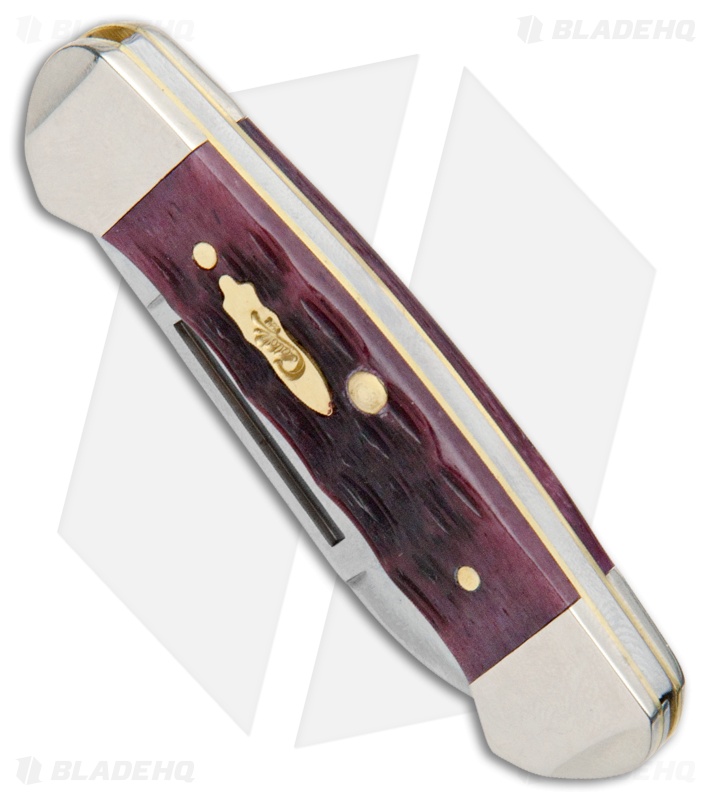 Case Baby Butterbean Pinched Bolsters Crandall Jig  Cabernet Bone  (62132 SS)