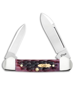 Case Baby Butterbean Pinched Bolsters Crandall Jig  Cabernet Bone  (62132 SS)