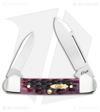 Case Baby Butterbean Pinched Bolsters Crandall Jig  Cabernet Bone  (62132 SS)