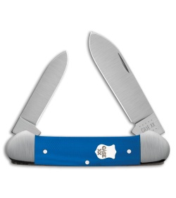 Case Cutlery Canoe Knife 3.6" Blue G-10 (102131 SS) 16743