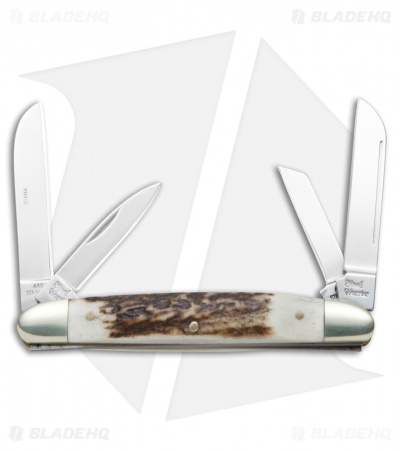 Frost Cutlery Bent Creek Congress Pocket Knife 3.5" Deer Stag