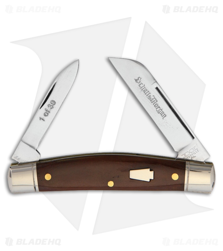 Queen Congress Traditional Pocket Knife 4" Smooth Brown Bone
