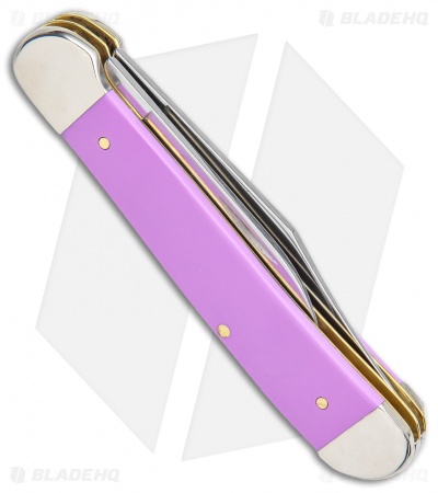 Case Copperhead Pocket Knife 3.875" Lilac Ichthus 39161
