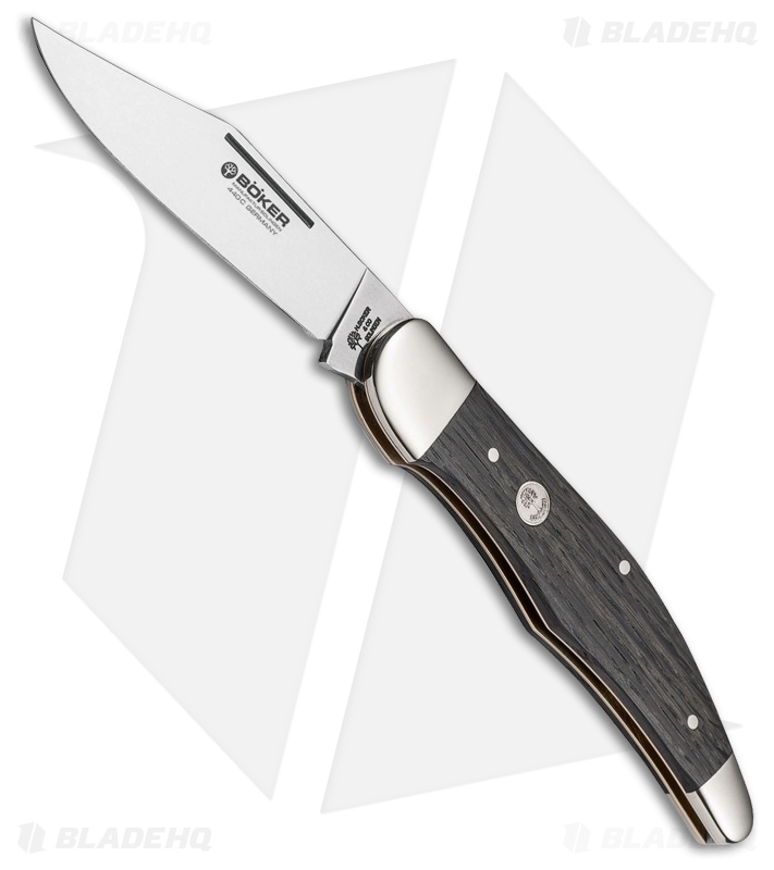 Boker 20-20 Classic Pocket Knife 5.25" Bog Oak Wood (112021)