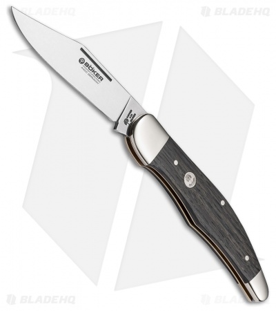 Boker 20-20 Classic Pocket Knife 5.25" Bog Oak Wood (112021)