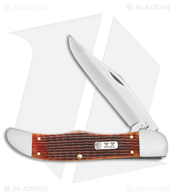 Case Folding Hunter Knife 5.25" Autumn Harvest Corn Cob Jigged (6165SS