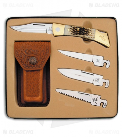 Case XX-Changer Amber Bone Set w/ Sheath 150 - Blade HQ