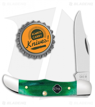 Case Pocket Hunter Knife 2.75" Clover Sawcut Bone (62165 SS)