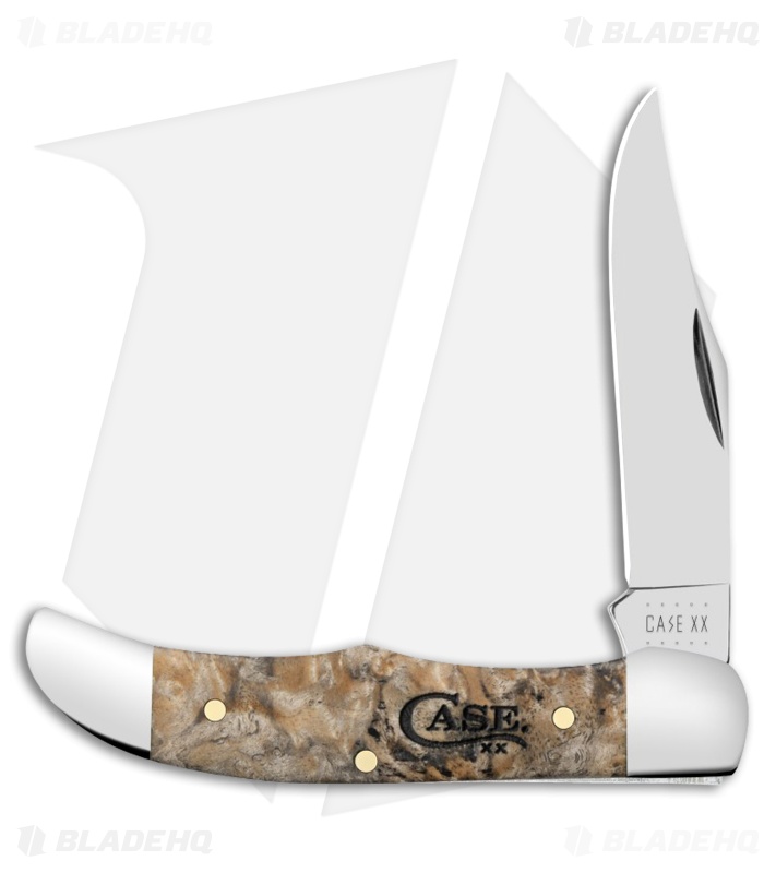 Case Pocket Hunter Knife Smooth Box Elder (72165) - Blade HQ