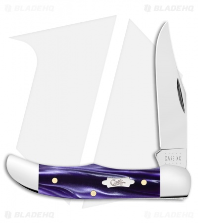 Case Pocket Hunter Knife 2.75" Wicked Purple Kirinite (101165 SS)