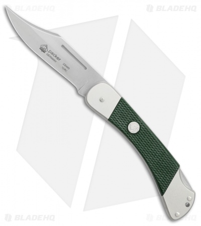 Puma Packer Pocket Knife 4.375" Green Synthetic (230465)