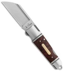 Andre de Villiers Pocket Butcher Lockback Knife Rosewood w/Clip (2.9" Satin) AdV