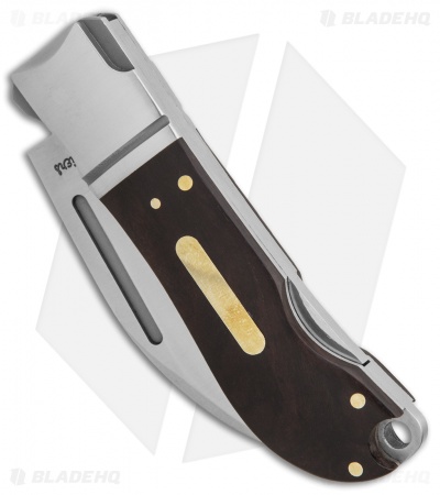 Andre de Villiers Sway Back Lockback Knife Ebony w/ Insert (2.8" Satin) AdV