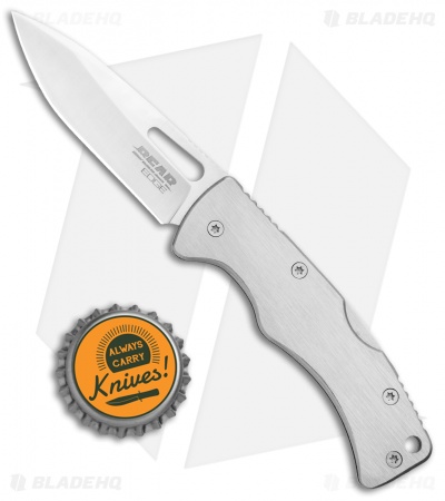 Bear Edge Money Clip 3.25" Lockback Knife (2.37" Satin) 61525