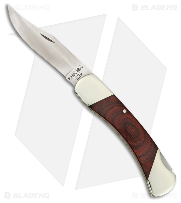 Bear & Son Professional Lockback Knife Rosewood (3.625