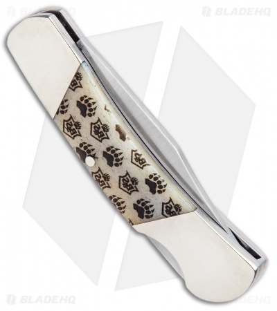 Bear & Son Lockback Knife White Bone (2.25" Satin) WBJB26