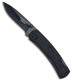 Camillus CamLite Mini Lockback Knife Black GFN (2" Black) 19197