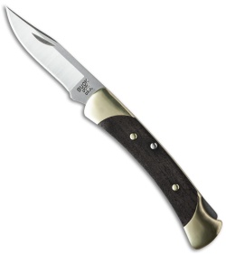 Buck The 55 Lockback Knife Brass/Ebony (2.375&quot; Satin) 0055BRS | 38705