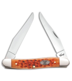 Case Muskrat Traditional Knife 3.875" Whisky Jigged Bone (MUSKRAT CV) 23010 