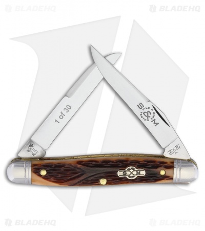 Queen Cutlery File & Wire Muskrat Traditional Pocket Knife 3.5" Bone KD66WG