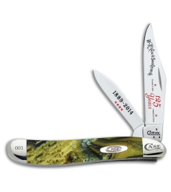 Case 125th Anniversary Peanut Knife 2.875" Mossy Willow Green Corelon 9220125MM