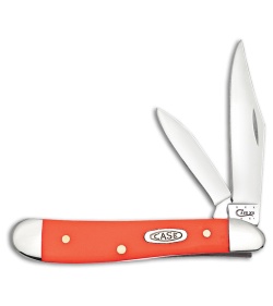 Case Peanut Pocket Knife 2.875" Orange Synthetic (4220 SS) 80504