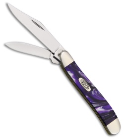 Case Peanut Pocket Knife 3.875" Purple Passion Corelon (9220 SS) 9220PP