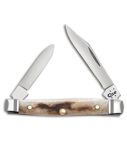 Case Small Pen Pocket Knife 2.625" Prime Vintage Stag (V5233 SS) 52952