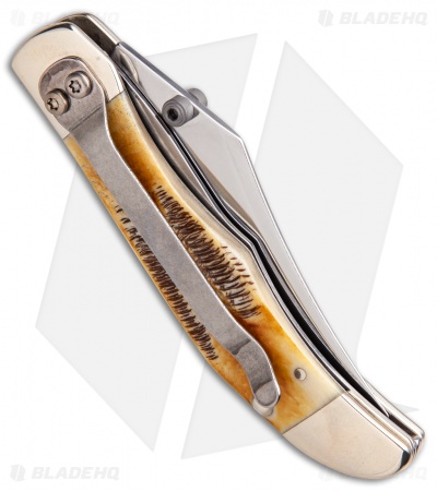 Case Kickstart Mid-Folding Hunter Assisted Knife Bone Stag (6.51265AC SS)