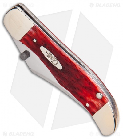 HUNTER[新品] Case Amber Bone Kickstart Assisted Mid-Folding Hunter with