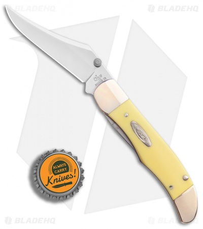 Case Kickstart Mid-Folding Hunter Assisted Knife Yellow (31265AC SS)