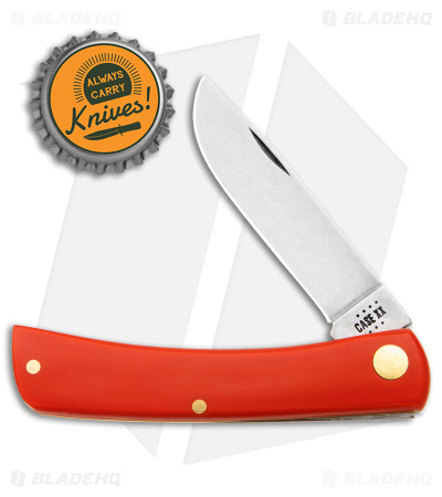 Case Sod Buster Jr Knife 3.625" American Workman Smooth Red Synthetic (4137 CS) 