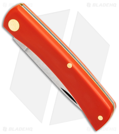 Case Sod Buster Jr Knife 3.625" American Workman Smooth Red Synthetic (4137 CS) 