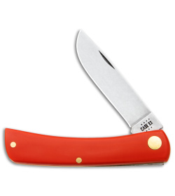 Case Sod Buster Jr Knife 3.625" American Workman Smooth Red Synthetic (4137 CS) 