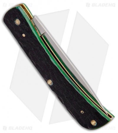 Case Sod Buster Jr Pocket Knife 3.625" Hunter Green Jigged Bone 87081