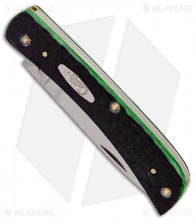 Case Sod Buster Jr Pocket Knife 3.625" Hunter Green Jigged Bone 87081