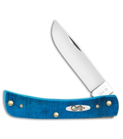 Case Sodbuster Jr. Knife 3.625" Caribbean Blue Sawcut Bone (6137 SS) 25590