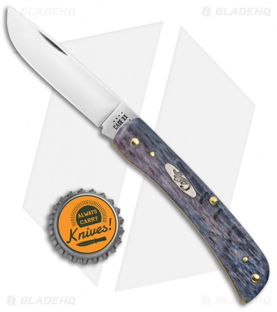 Case Sodbuster Jr. Knife 3.625" Grey Bone CV Crandall Jig (6137 CV) 58412