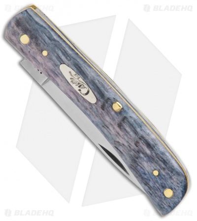 Case Sodbuster Jr. Knife 3.625" Grey Bone CV Crandall Jig (6137 CV) 58412